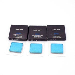 Inglot AMC Eye Shadow Shine Square Freedom System 33 Blue Lot of 3 Squares